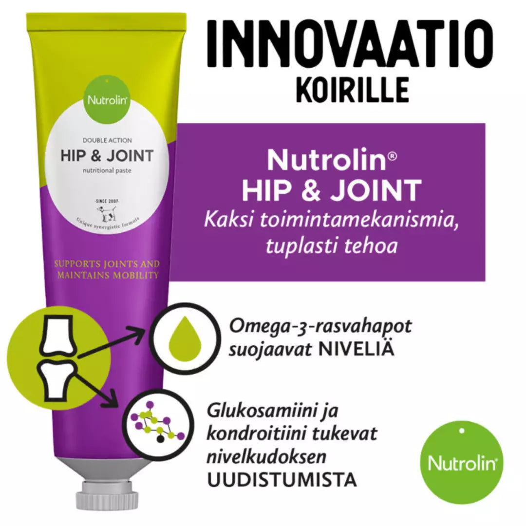 Nutrolin Hip & Joint tahna 3 x 200 g koiran nivelravinne suurpakkaus