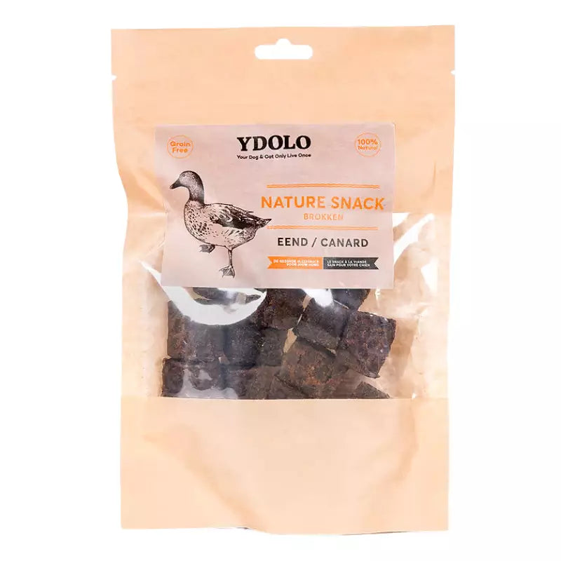 YDOLO Nature Snacks Duck koiran makupalat ankka 125 g