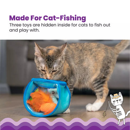 Catstages Hide & Seek Fish Bowl kissanlelu