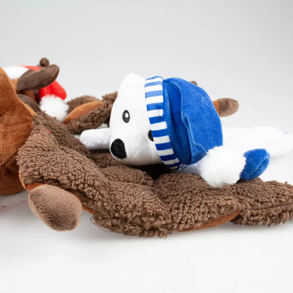 Duvo+ Xmas plush flat cuddle squeaky