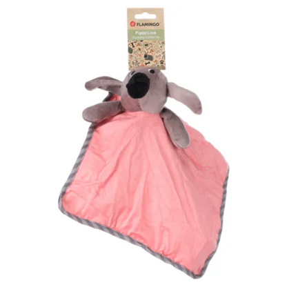 Flamingo Puppy Livo Cuddle Blanket Pink