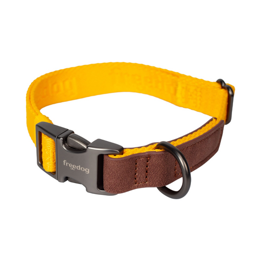 Freedog Linum Collar koiran kaulapanta, keltainen