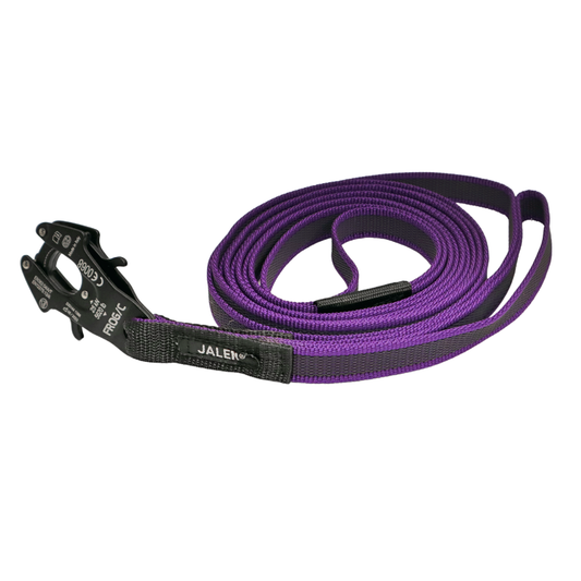 JALEN SUPERGRIP Kong Frog talutin kahvalla 3,5 m, violetti