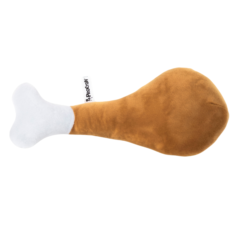 Procyon Plush Chicken leg koiran pehmolelu