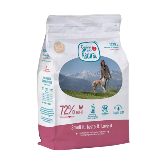 Swiss Natural Soft Adult kana 4 kg koiran puolikostea täysravinto