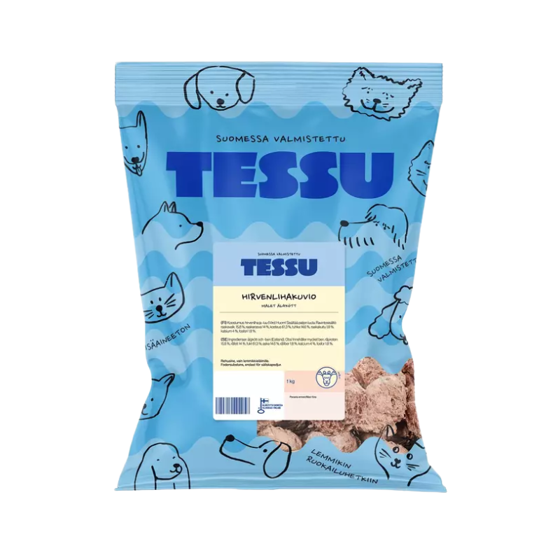 Tessu Hirvenlihakuvio 1 kg