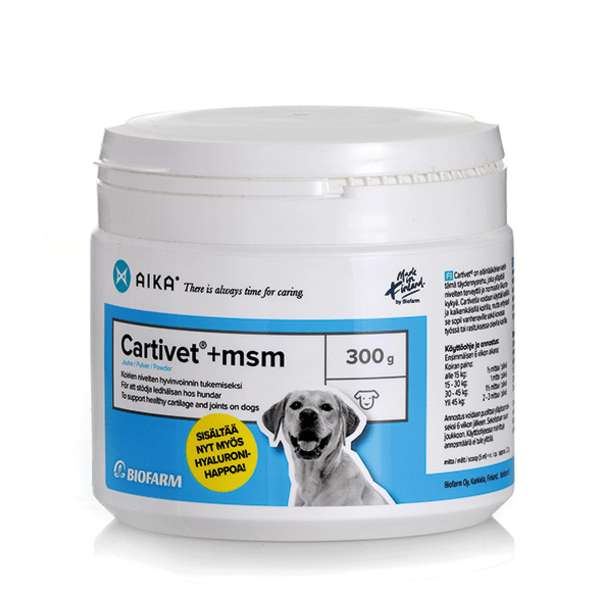 AIKA Cartivet + MSM 300 g jauhe