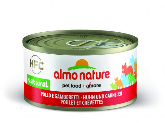 Almo Nature HFC Natural Kana ja katkarapu 70g kissan märkäruoka