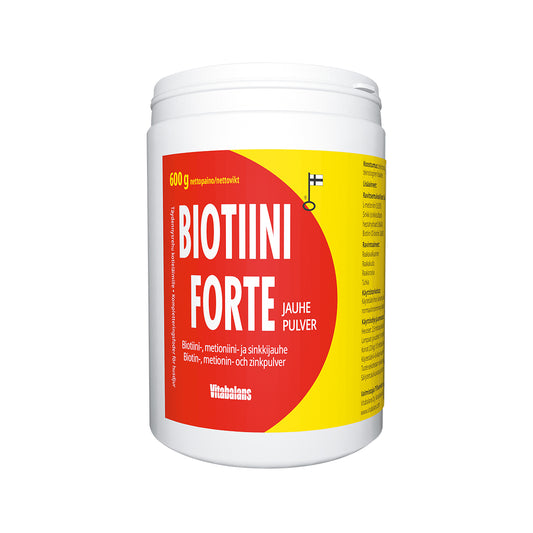 Biotiini Forte 600g biotiini jauhe hevoselle