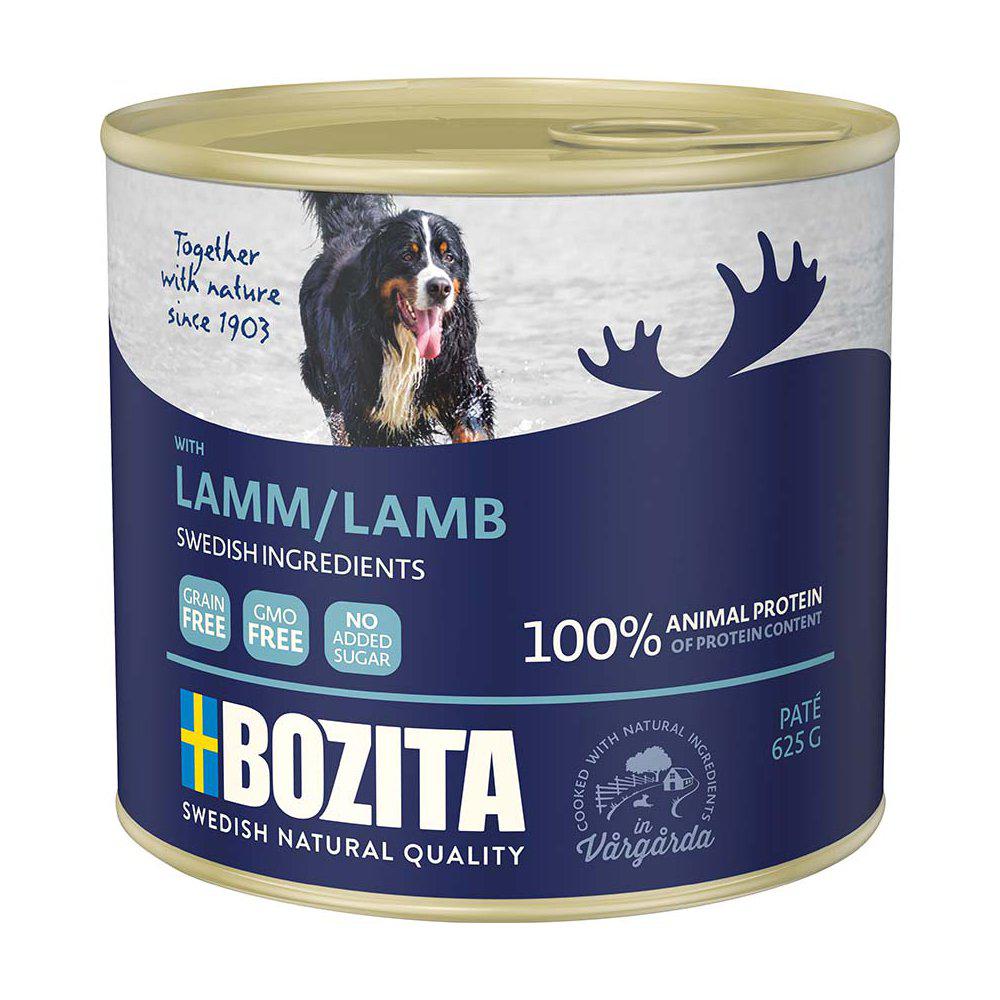 Bozita Lammaspatee 625 g koiran märkäruoka