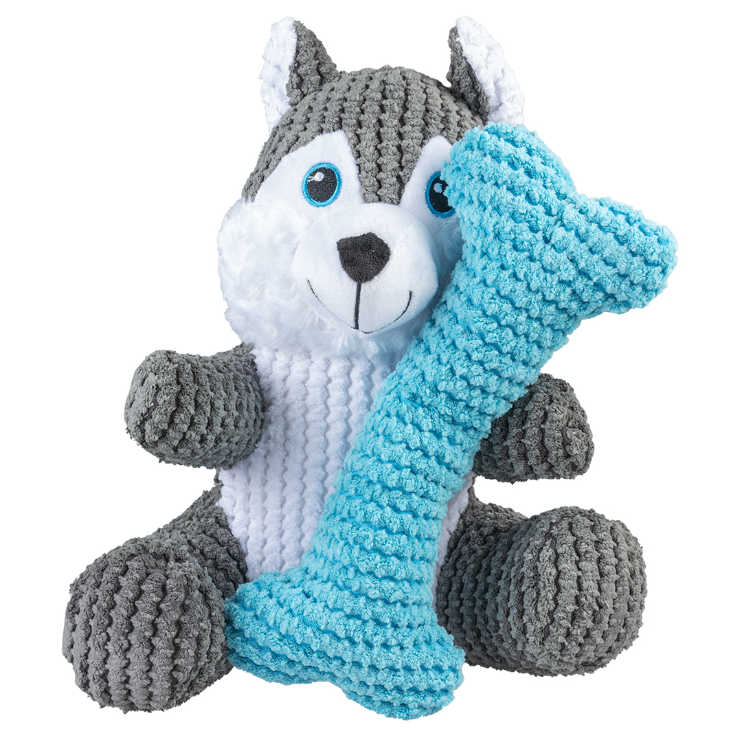 Duvo+ Plush Duo husky pehmolelu koiralle