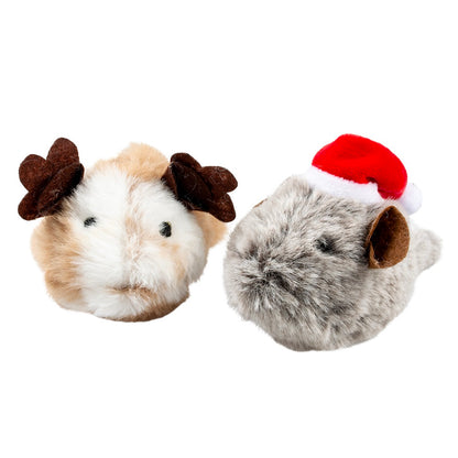 Duvo+ Xmas Fluffy mice kissanminttulelu 2 kpl