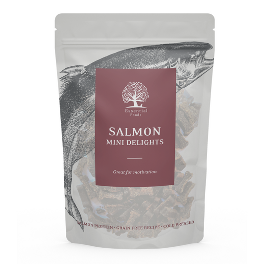 ESSENTIAL SALMON MINI DELIGHTS 100 g lohimakupala