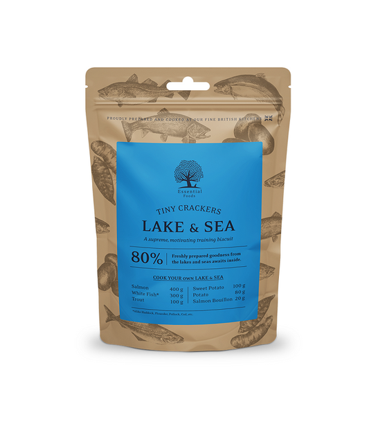 ESSENTIAL TINY CRACKERS LAKE & SEA 100 g koiran makupala