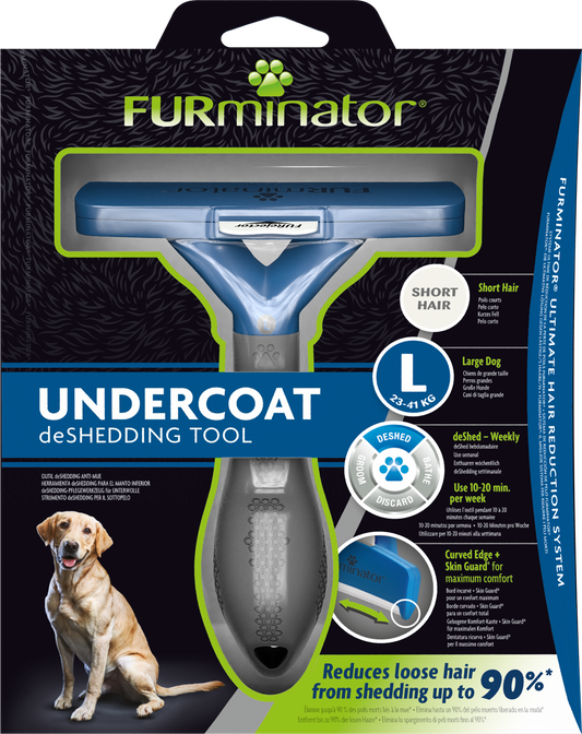 Furminator Short Hair L suurille lyhytkarvaisille koirille