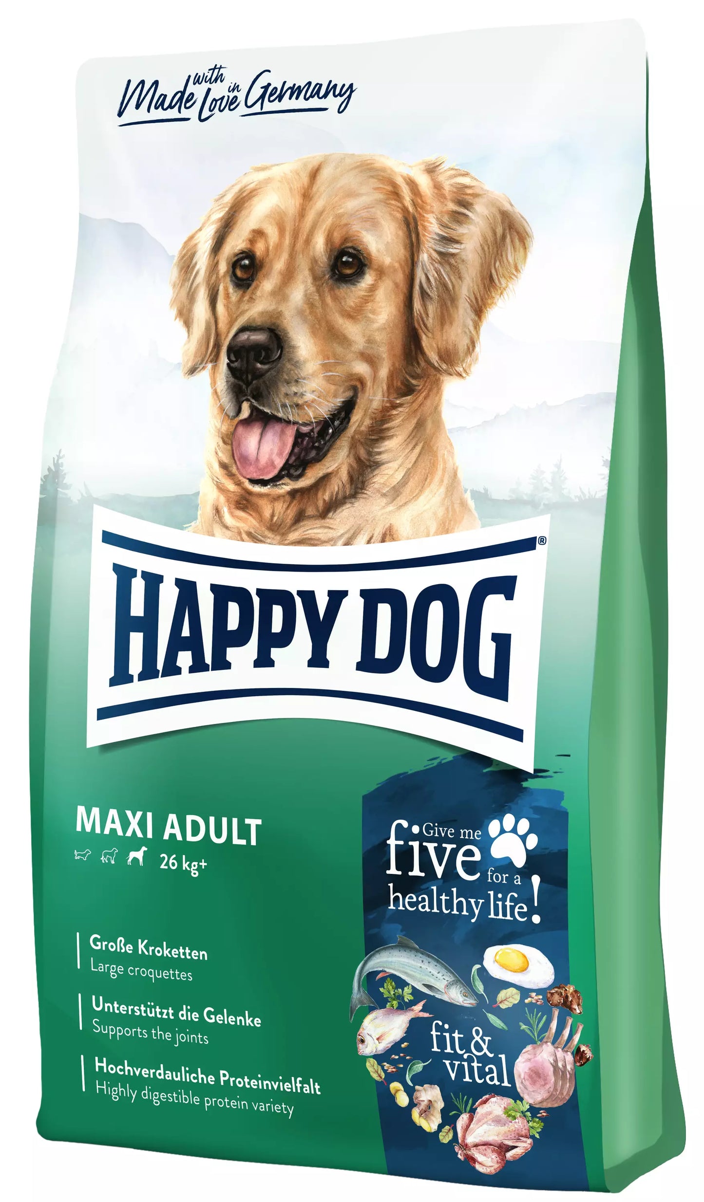 Happy Dog Fit & Vital Maxi Adult 14kg koiran kuivaruoka