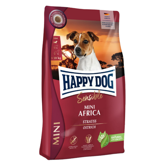 Happy Dog Sensible Africa Mini 4 kg kuivaruoka pienille koirille