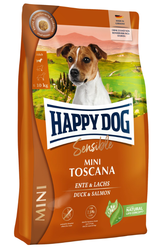 Happy Dog Sensible Mini Toscana 4kg koiran kuivaruoka