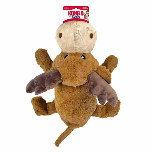 KONG Cozie Marvin Moose XL Jumbo iso koiran pehmolelu vingulla