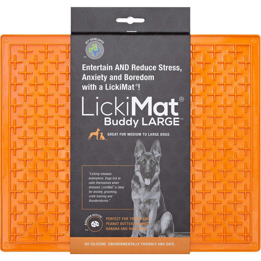 LickiMat Buddy Large aktivointimatto, oranssi