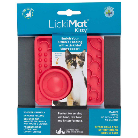 LickiMat Cat Kitty kissan nuolumatto, pinkki