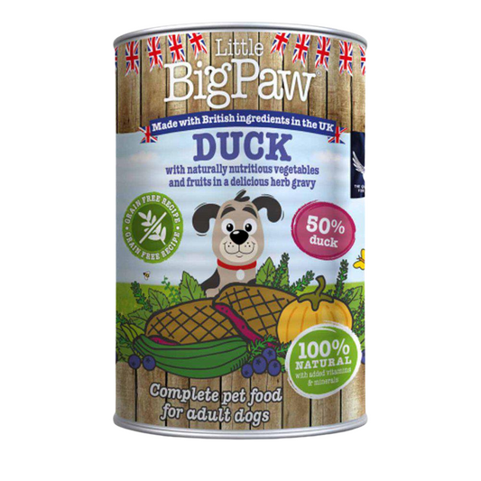 Little BigPaw Duck 390 g koiran märkäruoka ankka