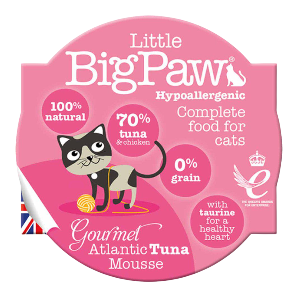 Little BigPaw Gourmet Atlantic Tuna Mousse 85 g kissan märkäruoka