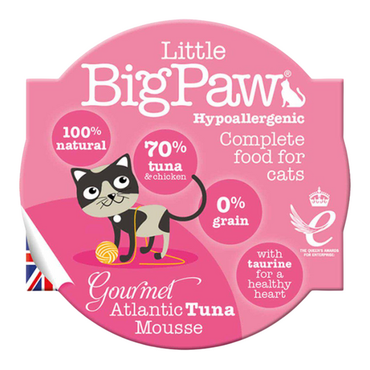 Little BigPaw Gourmet Atlantic Tuna Mousse 85 g kissan märkäruoka