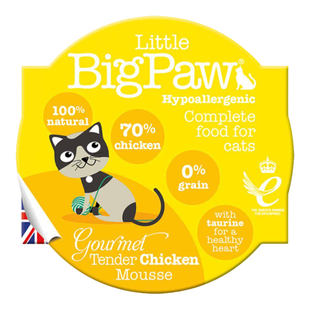 Little BigPaw Gourmet Tender Chicken Mousse 85 g kissan märkäruoka