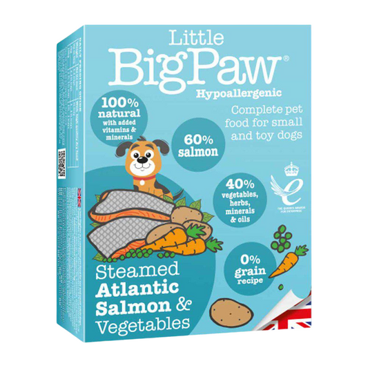 Little BigPaw Steamed Atlantic Salmon & Vegetable Dinner 150 g koiran märkäruoka