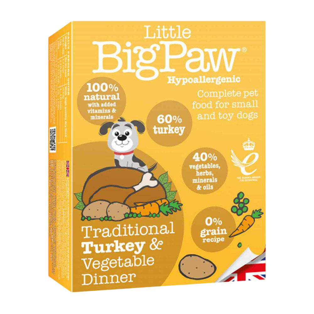 Little BigPaw Traditional Turkey & Vegetable Dinner 150 g koiran märkäruoka