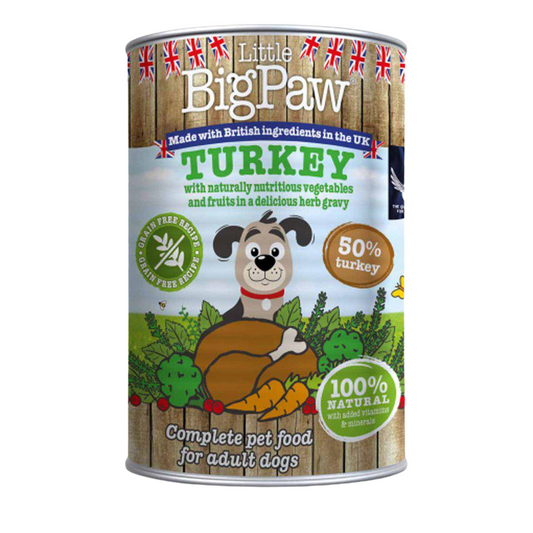 Little BigPaw Turkey 390 g koiran märkäruoka kalkkuna