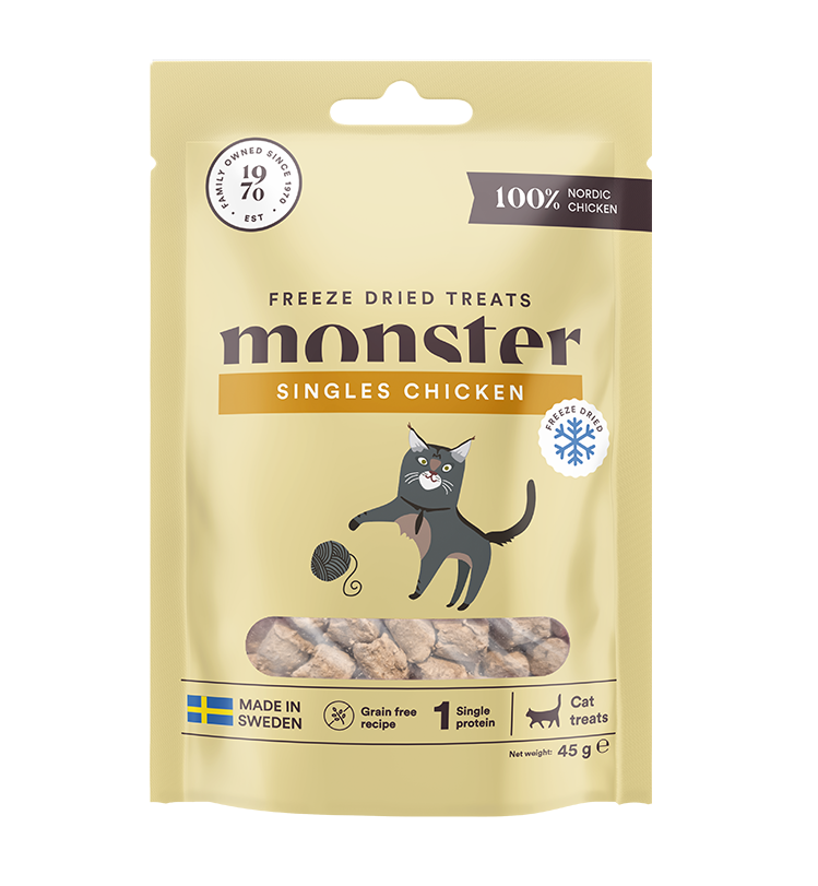 Monster Cat Kana pakastekuivatut makupalat 40 g