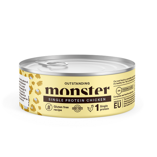 Monster Cat Single protein kana kissan märkäruoka 100 g