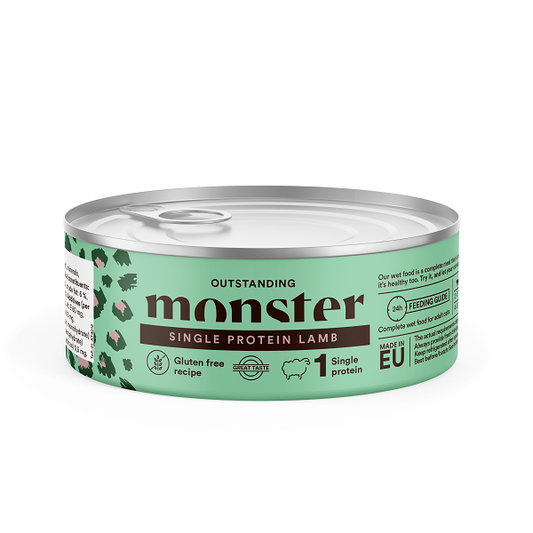 Monster Cat Single protein lammas kissan märkäruoka 100 g