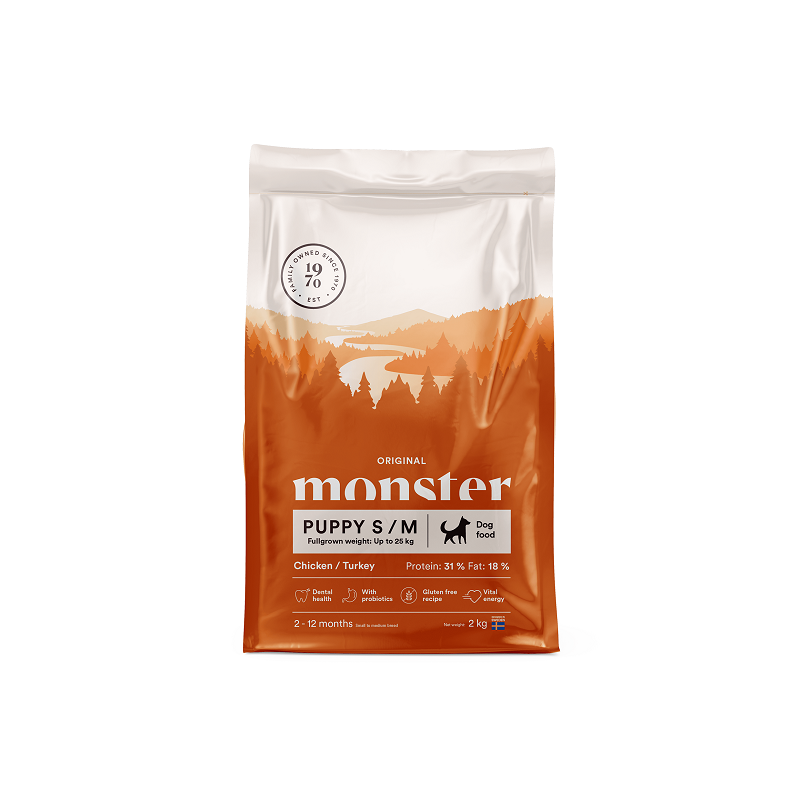 Monster Dog Original Puppy S/M penturuoka 12 kg