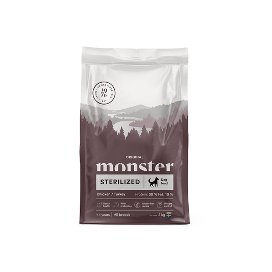 Monster Dog Original Sterilized koiran kuivaruoka 12 kg