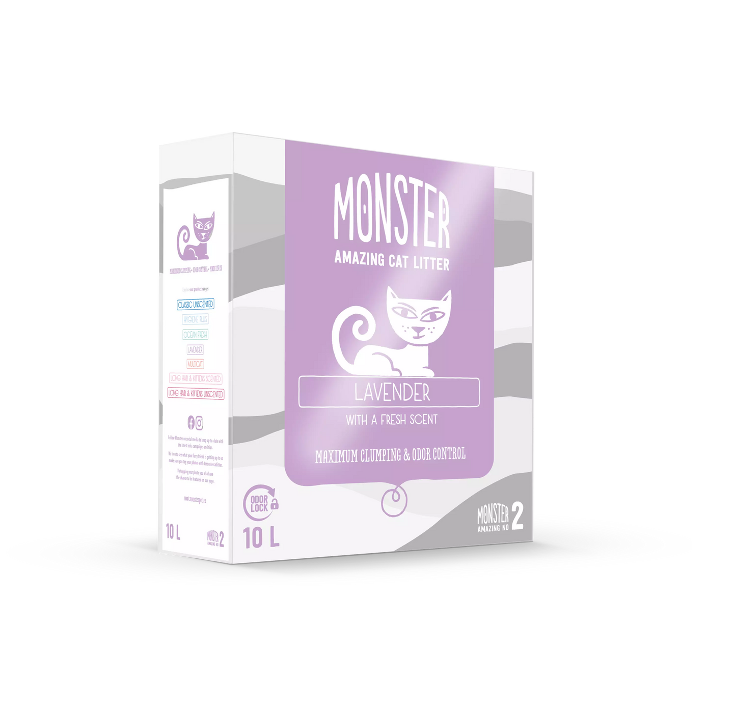 Monster Lavender 10 L kissanhiekka