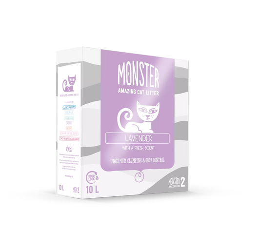 Monster Lavender 10 L kissanhiekka