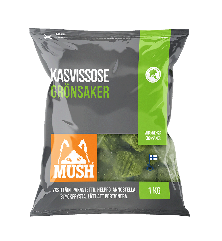 MUSH B.A.R.F. Basic Kasvissose 1 kg