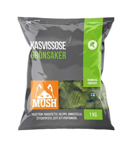 MUSH B.A.R.F. Basic Kasvissose 1 kg