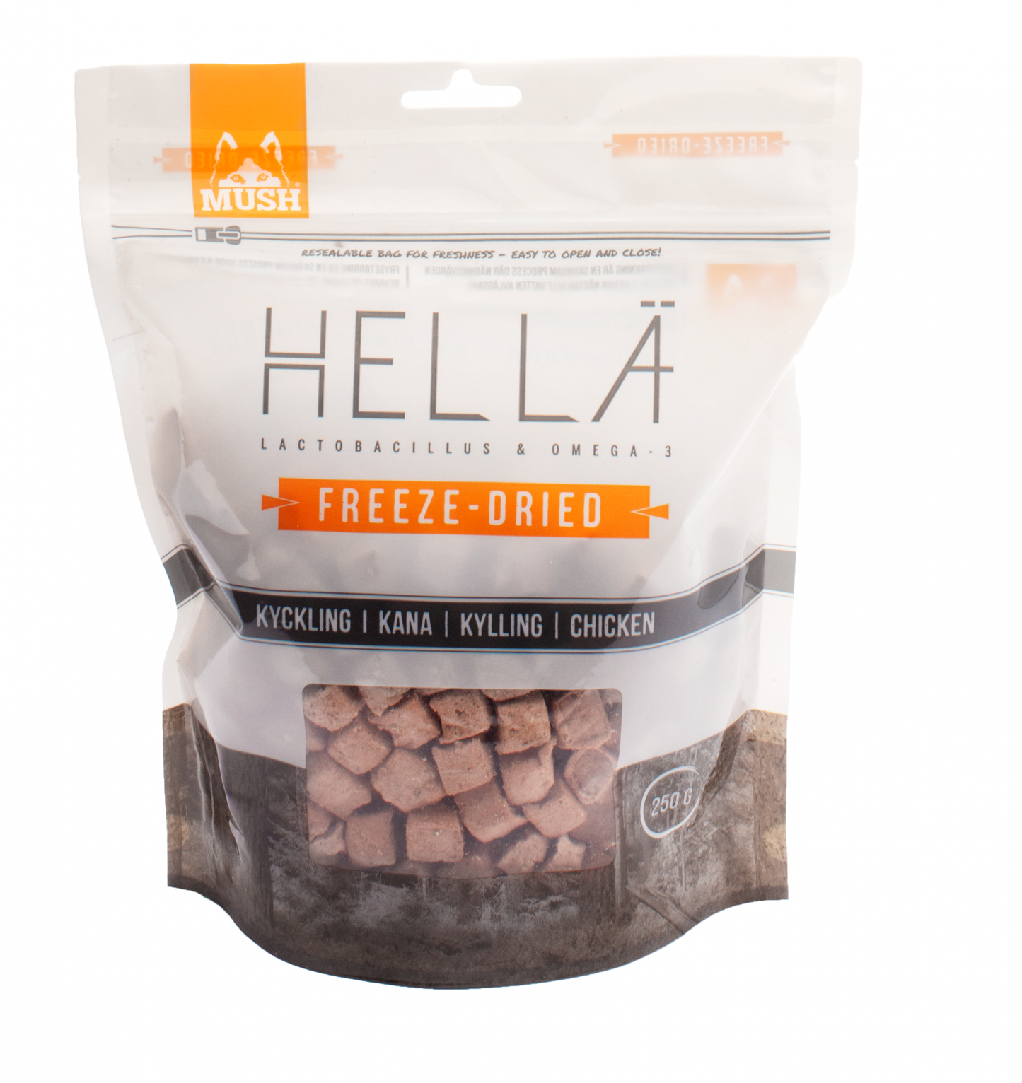 MUSH Hellä Freeze-Dried Kana 250 g