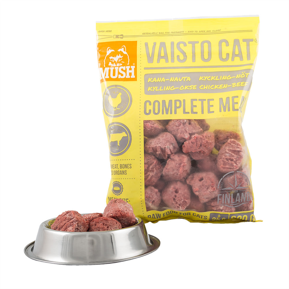 MUSH Vaisto CAT Keltainen Kana-nauta 800 g