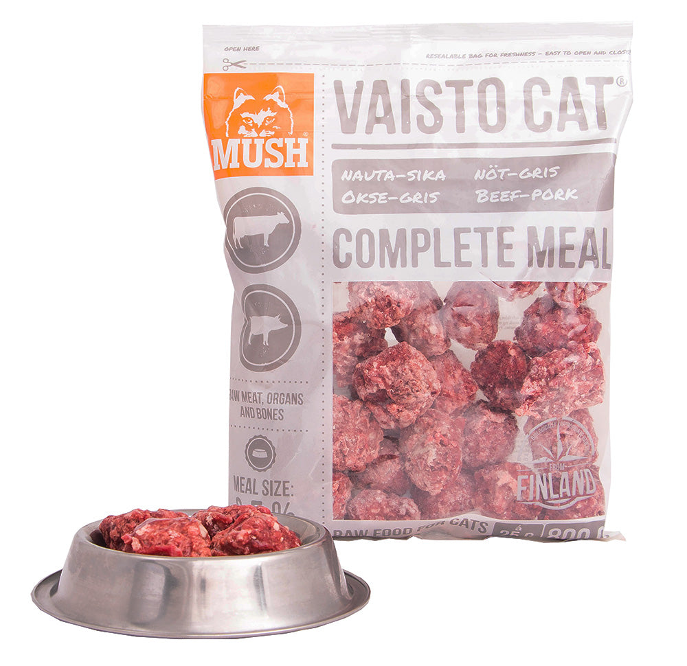 MUSH Vaisto CAT Valkoinen Nauta-sika 800 g