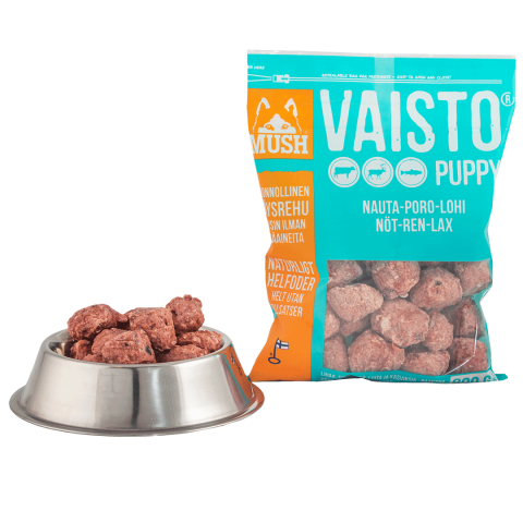 MUSH Vaisto Puppy Nauta-poro-lohi 800 g