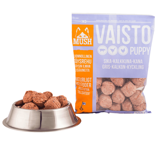 MUSH Vaisto Puppy Sika-kalkkuna-kana 800 g