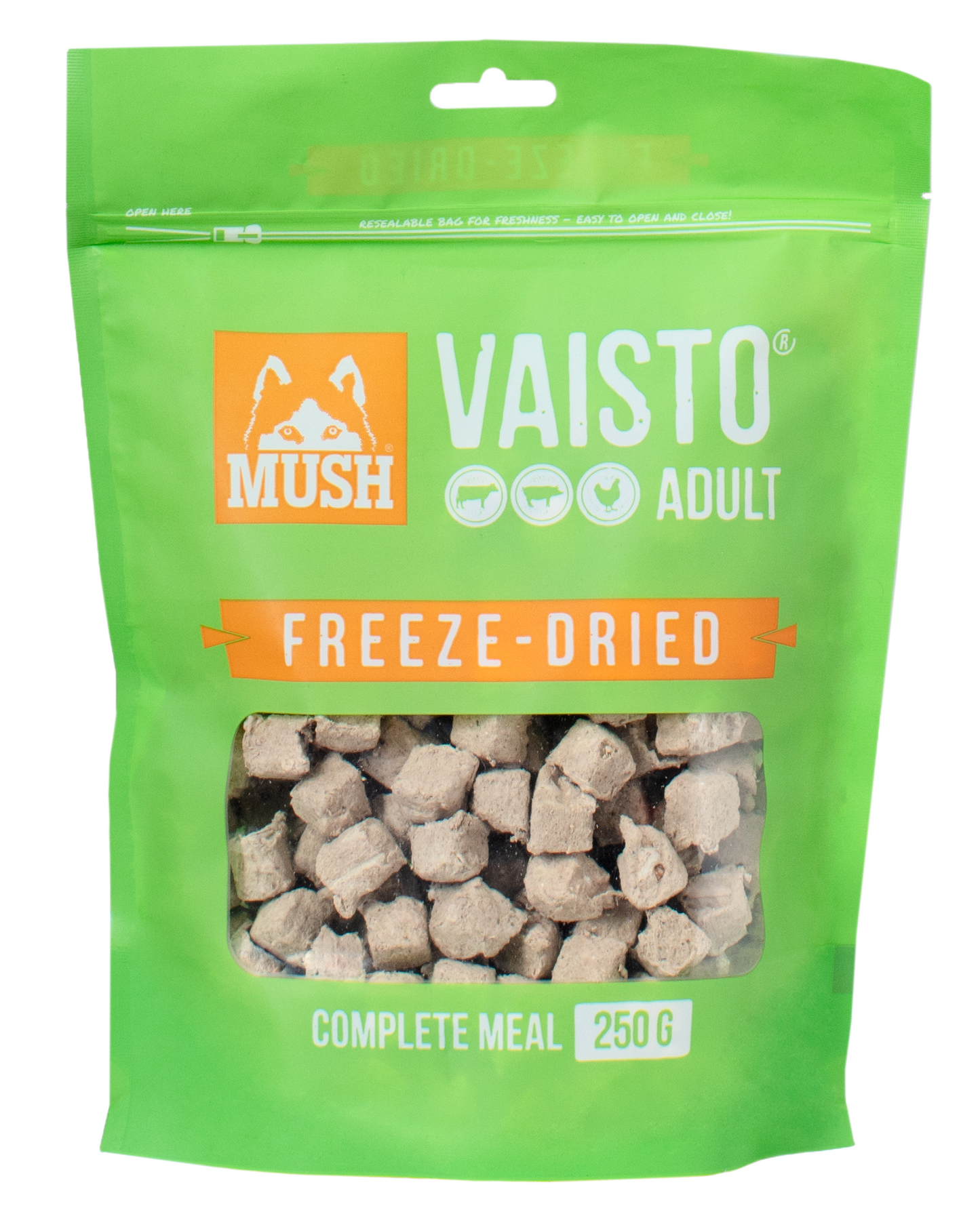 MUSH Vaisto Vihreä Freeze-Dried koiranruoka