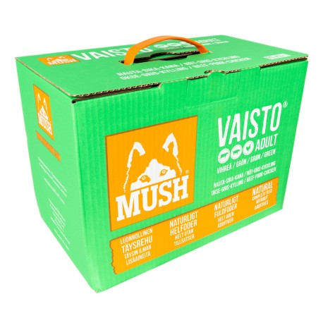 MUSH Vaisto Vihreä Nauta-sika-kana 10 kg