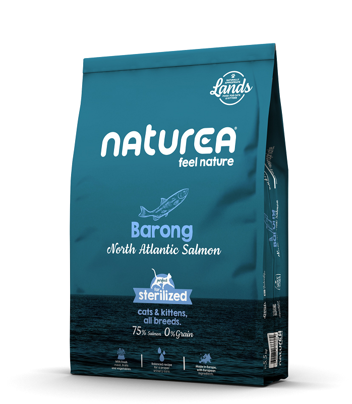 Naturea Lands Barong Salmon kissan kuivaruoka