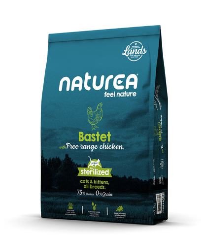 Naturea Lands Bastet Chicken kissan kuivaruoka